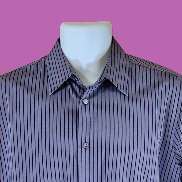 John Varvatos Other - Men's Purple Striped Shirt